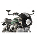 Retro Carbon Look Semi Fairing And Screen Black - 180mm For Yamaha XSR 700 (16-20)