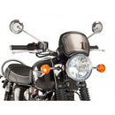 Retro Fly Screen Carbon Look For Triumph Bonneville T100 (16-18)