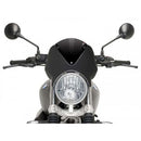 Retrovision Carbon Look Semi Fairing And Screen Black - 195mm For BMW R Nine T Scrambler (16-20)