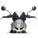 Retrovision Carbon Look Semi Fairing And Screen Clear - 195mm For BMW R Nine T Scrambler (16-20)