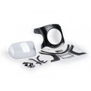 Retro Carbon Look Semi Fairing And Screen Clear - 180mm For Triumph Bonneville Speedmaster (18-23)