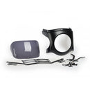 Retro Black Semi Fairing And Screen Dark Smoke - 180mm For Triumph Bonneville Speedmaster (18-23)