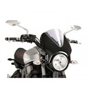 Retrovision Carbon Look Semi Fairing And Screen Clear - 195mm For Yamaha XSR 700 (16-20)