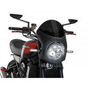 Retro Black Semi Fairing And Screen Dark Smoke - 195mm For Kawasaki Z900 RS (18-23)