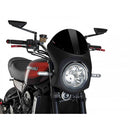 Retro Carbon Look Semi Fairing And Screen Black - 195mm For Kawasaki Z900 RS (18-23)