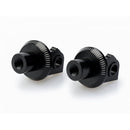 Footpeg Adaptors Black For Aprilia Dorsoduro 900 (17-21)