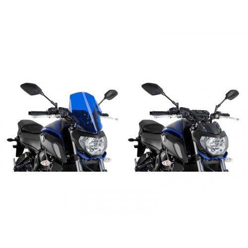 New Generation Touring Screen Black For Yamaha MT-07 (18-20)