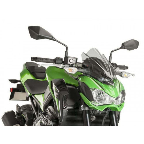 New Generation Sport Screen Black For Kawasaki Z900 (17-19)