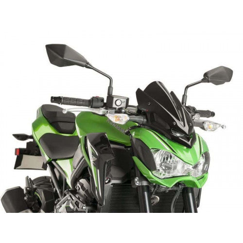 New Generation Sport Screen Black For Kawasaki Z900 (17-19)