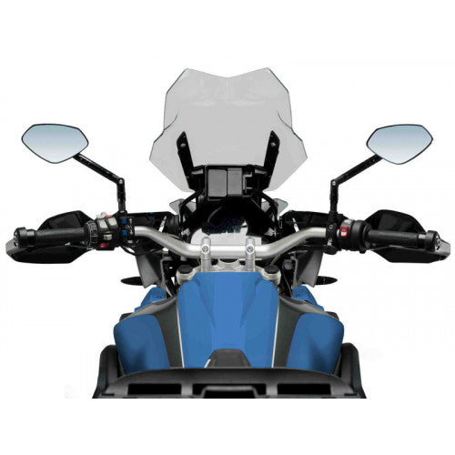 Electronic Screen Height Adjuster Black For BMW R1200 GS (13-18)