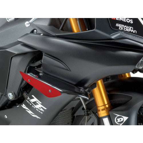 Sport Downforce Spoilers Red For Yamaha YZF R1 (15-19)