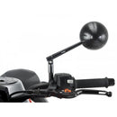 Retro Rearview Mirror Black - Left Hand Side