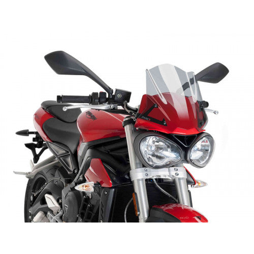 New Generation Sport Screen Black For Triumph Street Triple S (17-19)