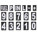 Pit Board Number Kit White