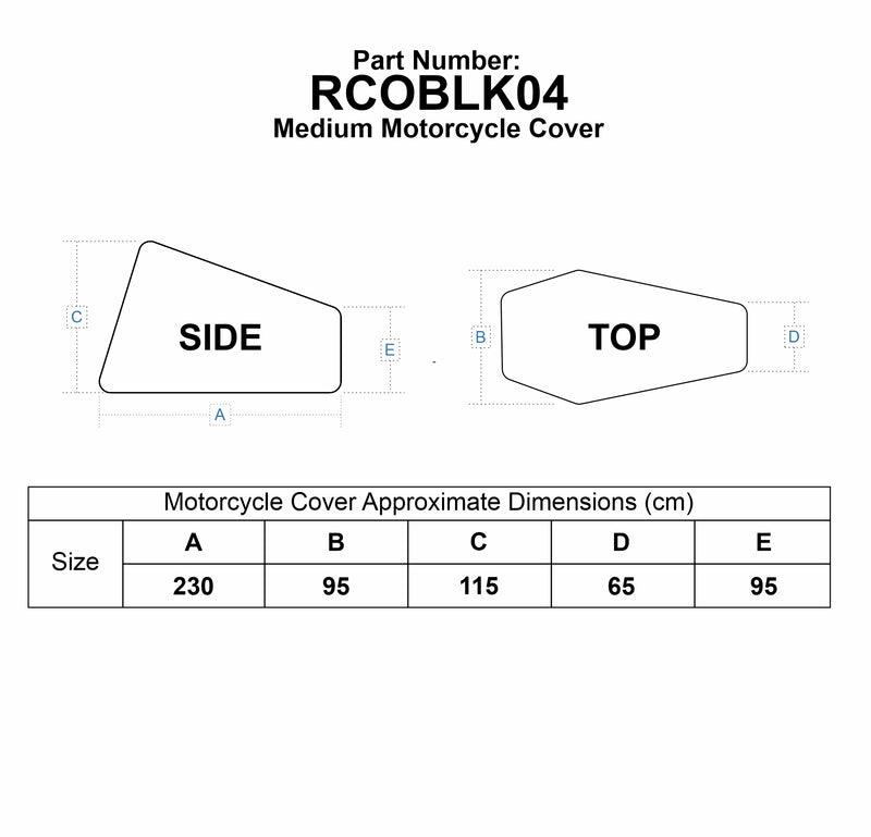 Nautica Outdoor Motorcycle Rain Cover - 8 Pack