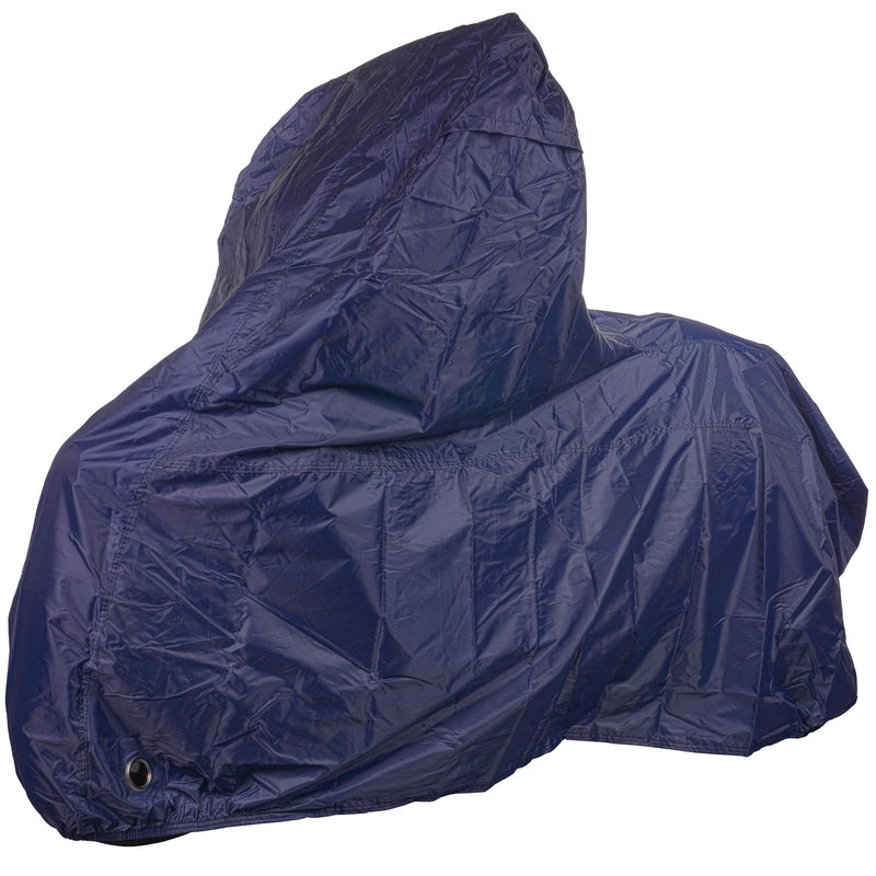 Deluxe Heavy Duty Scooter With Windscreen Rain Cover Blue