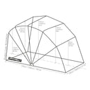 Motorcycle Garage Shelter Black - Small / 270cm X 105cm X 155cm