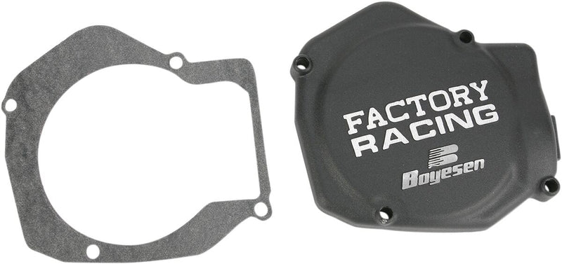 Factory Racing Aluminum Ignition Cover Black For Honda CR 125 R 1988-2004