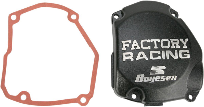 Factory Racing Aluminum Ignition Cover Black For Suzuki RM 125 2008