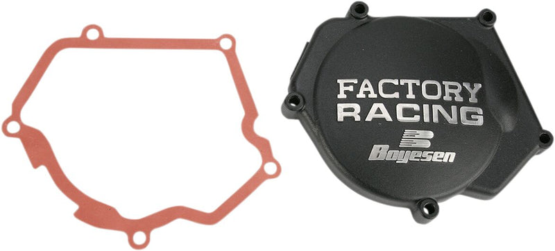 Factory Racing Aluminum Ignition Cover Black For Yamaha YZ 250 2019