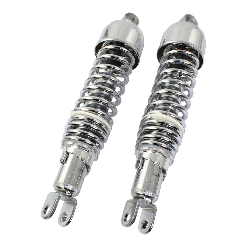 Eye To Fork Chrome Twin Shock Absorbers