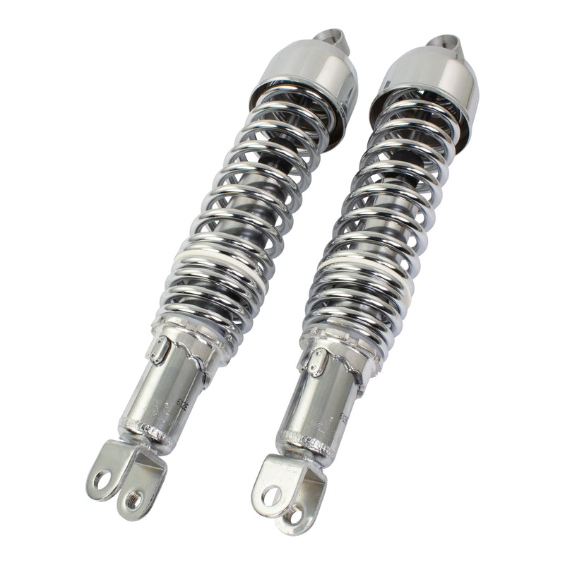 Eye To Fork Chrome Twin Shock Absorbers