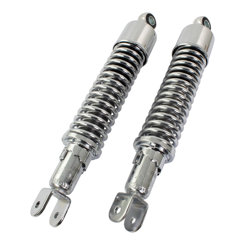 Eye To Fork Chrome Twin Shock Absorbers