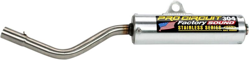 304 Silencer Silver For Kawasaki KX65 02-20 / Suzuki RM65 03-06