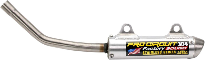 304 Silencer Silver For Kawasaki KX125 - 92-93