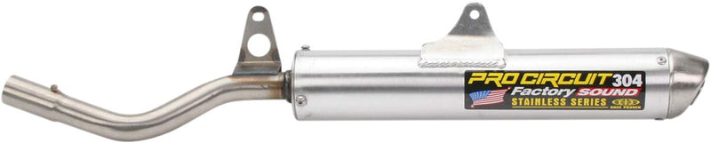 304 Silencer Silver For Kawasaki KDX200 95-06 / KDX220 97-05