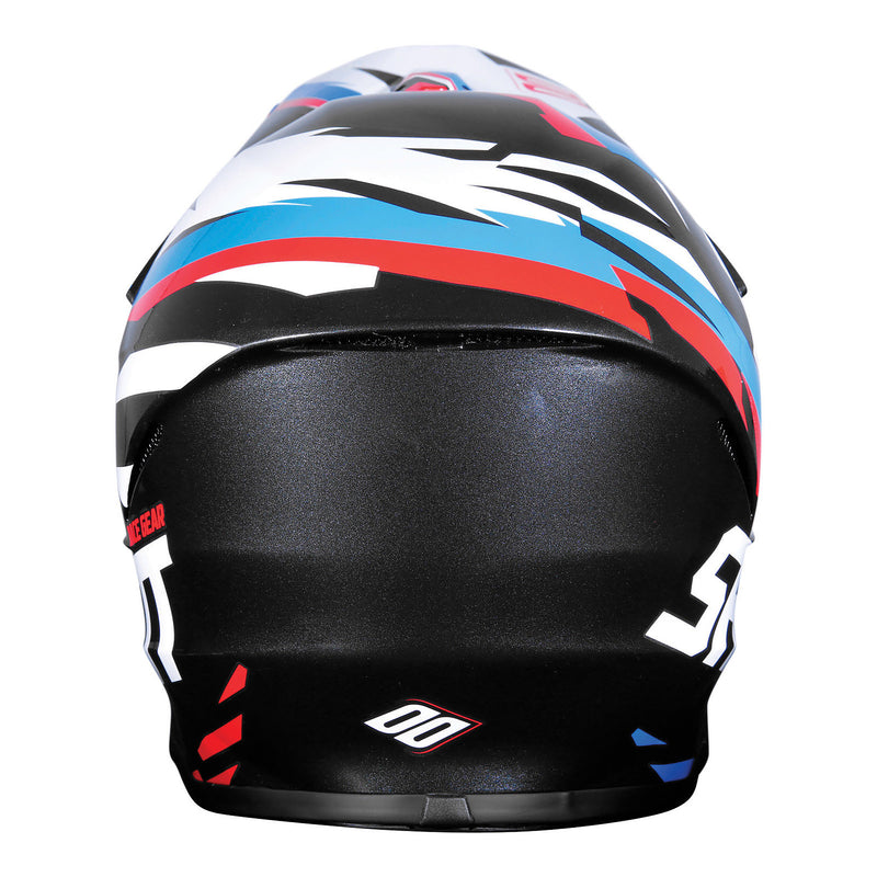 Furious MX Helmet Score Black / Blue / Gloss Red