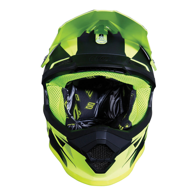 Furious MX Helmet Ultimate Matt Neon Yellow