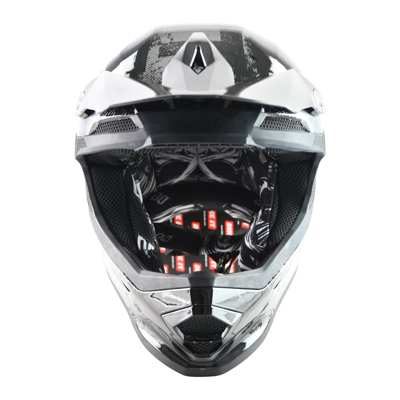 Furious MX Helmet Coalition Silver Chrome