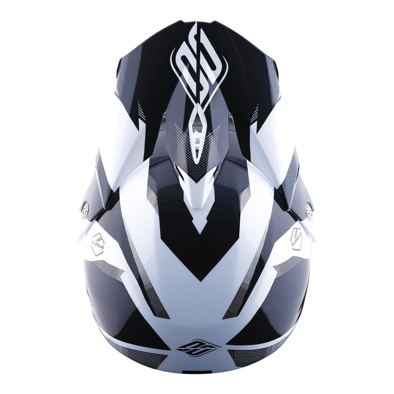 Furious Youth MX Helmet Ultimate Black / White