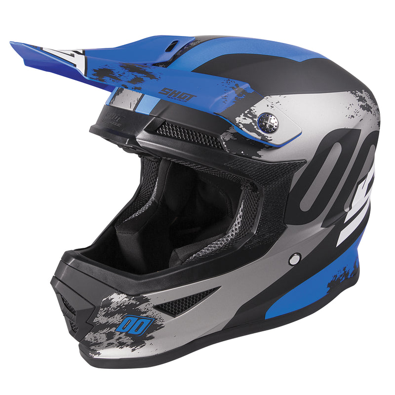 Furious MX Helmet Shadow Matt Blue