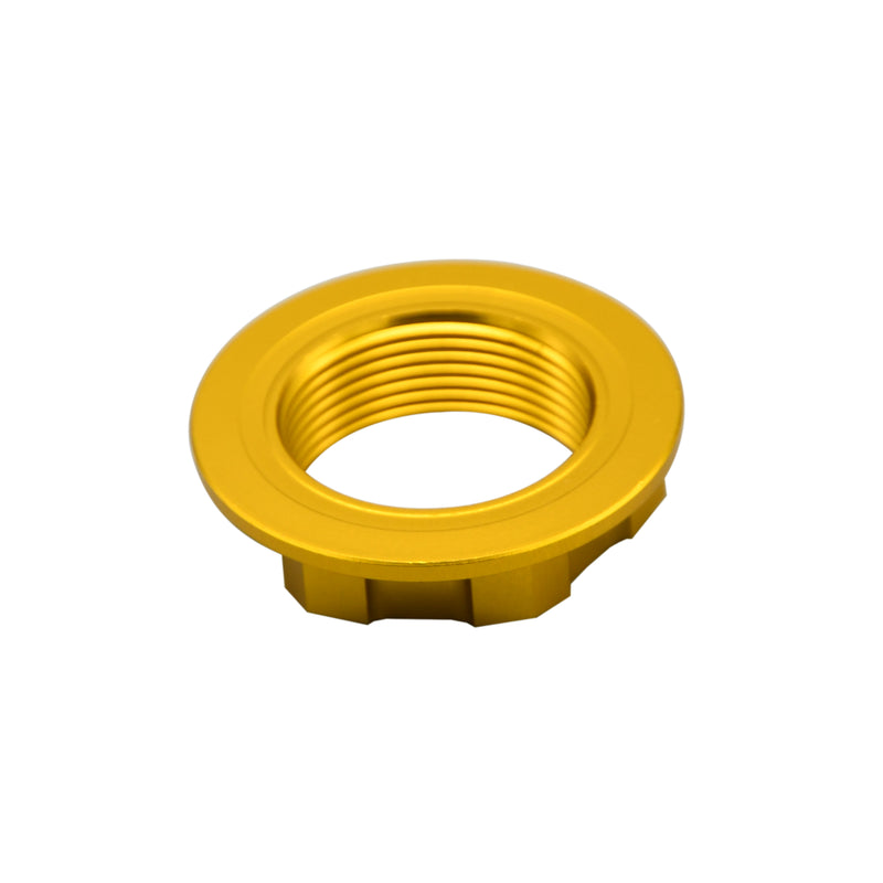 Steering Stem Nut Gold - M24 X3 0 - P1.25 X H10