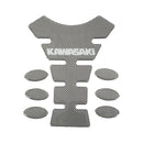 Carbon Effect Logo Spine Tank Pad - Kawasaki