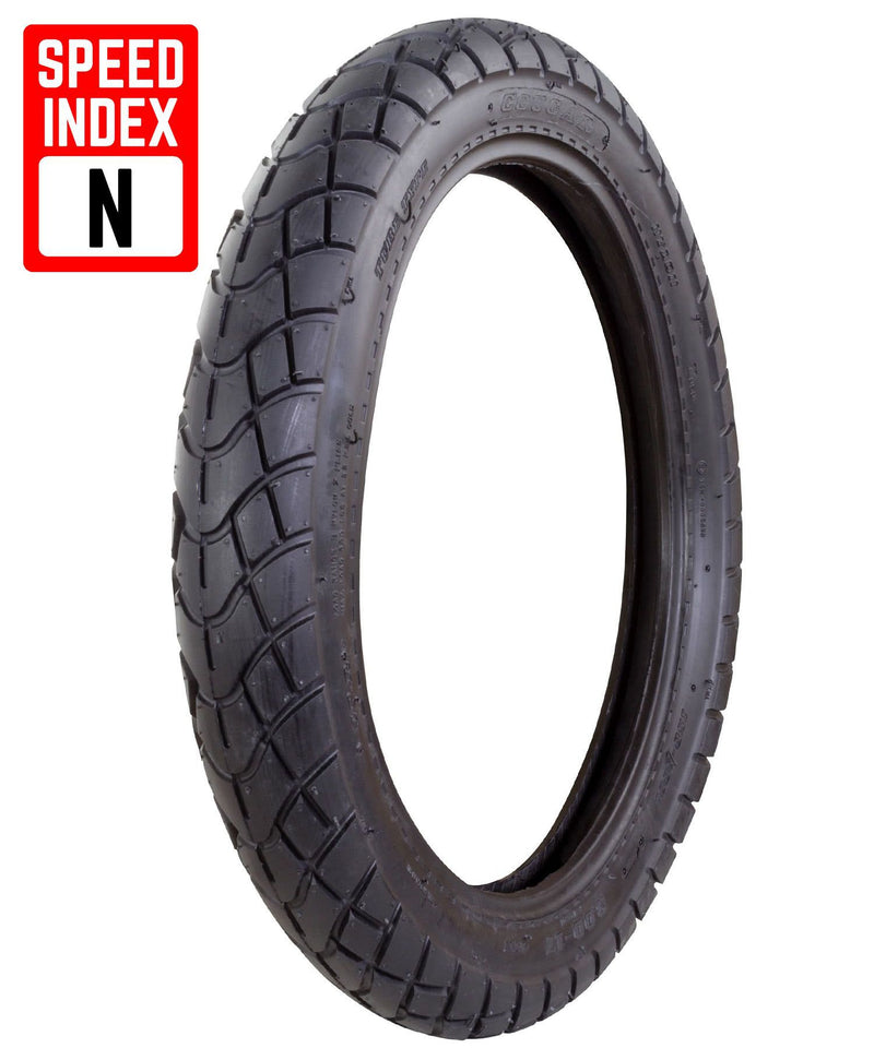 722 Tread Pattern 300-17 Tubed Tyre