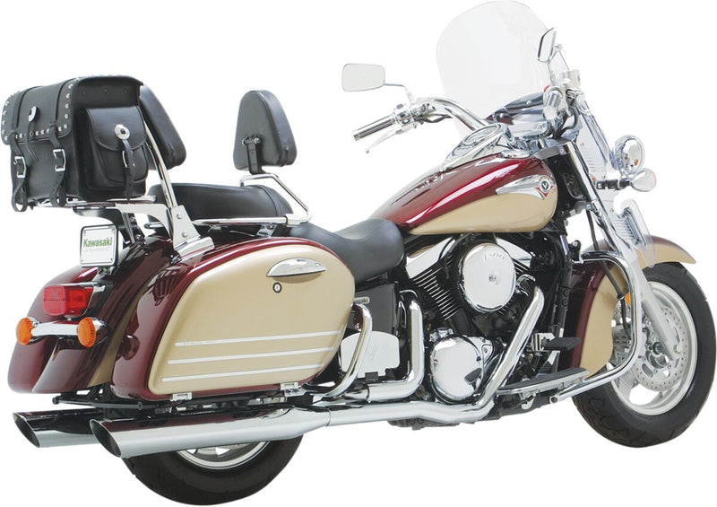 Bagger Dual Exhaust System Chrome - V18369