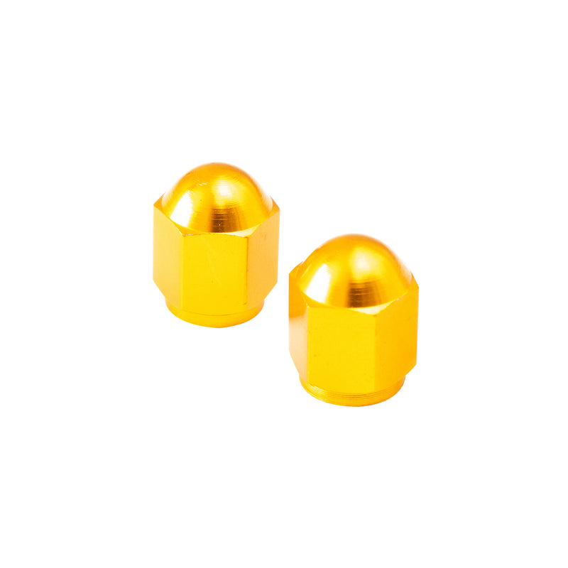 Hexagon Valve Caps Gold