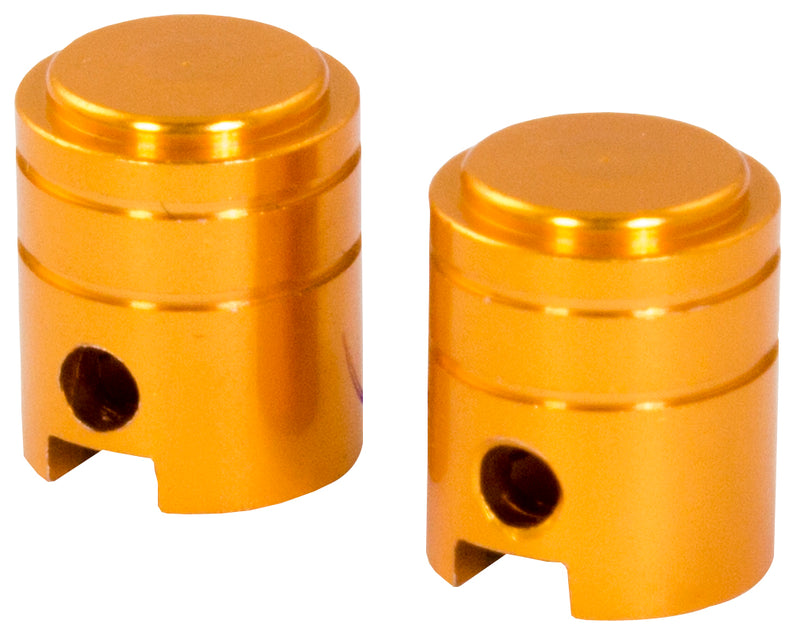 Small Piston Valve Caps Gold