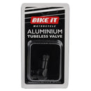 Aluminium 90 Degree Tubeless Valve 11.3 MM Black - 1 Piece