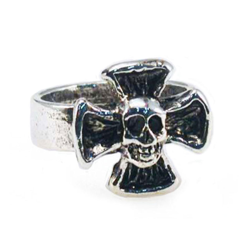 Cross Skull Ring