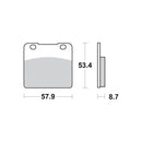 Sinter Disc Pad Front -