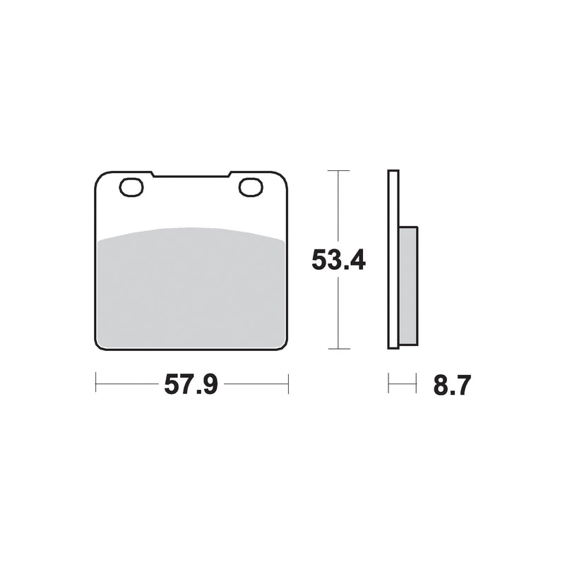 Sinter Disc Pad Front -