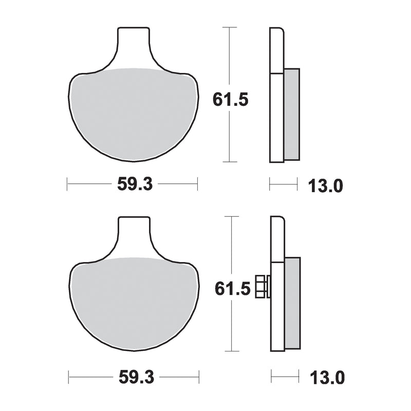 SF Supersport Sinter Front Disc Pads -