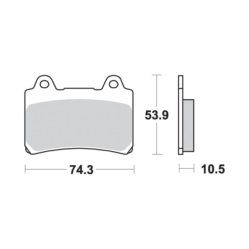 SF Supersport Sinter Front Disc Pads-
