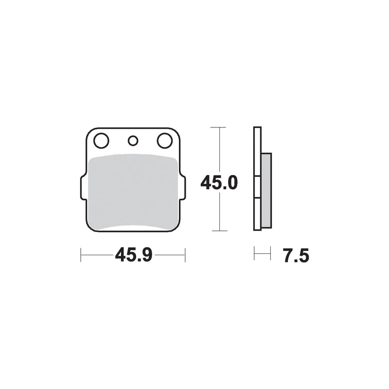 Sinter Disc Pad Rear -