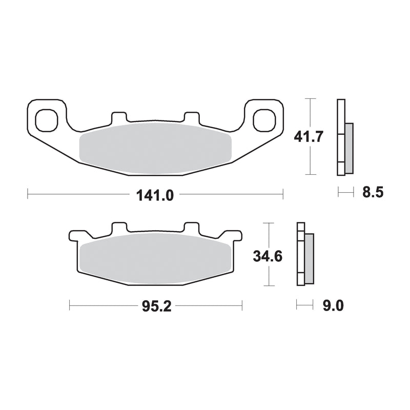 Sinter Disc Pad Front -