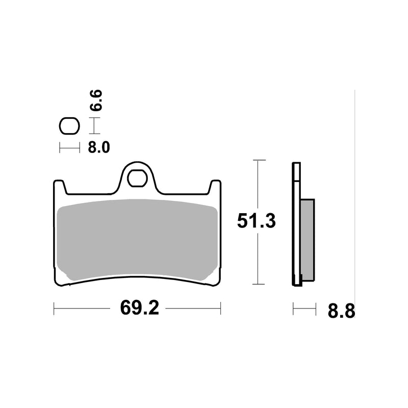 SF Supersport Sinter Front Disc Pads -
